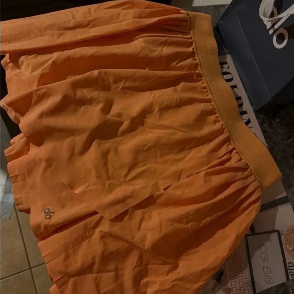 ALO Yoga Orange Skirt
